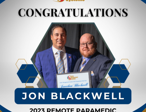 Jonathan Blackwell Named as Safety Management Systems 2023 Remote Paramedic of the Year