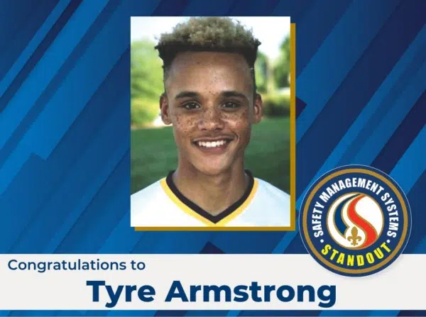 Tyre Armstrong – SMS Standout